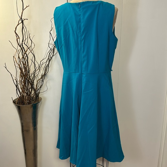 Alyx Teal Green sleeveless midi dress - Picture 4 of 7
